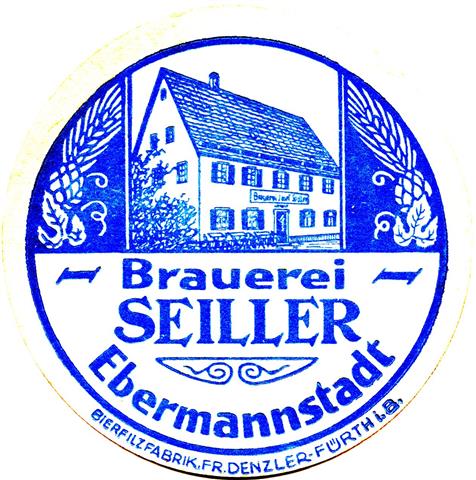 ebermannstadt fo-by seiler rund 1a (215-brauerei seiller-blau)